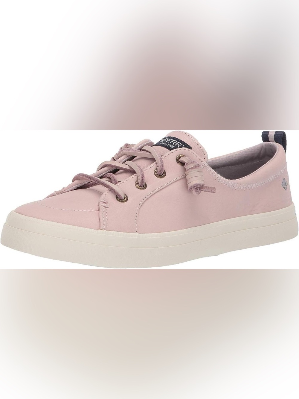 Sperry Leather Crest Vibe Sneaker; Size: 9.5 Color: Rose